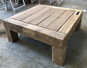 table basse bois recyclé